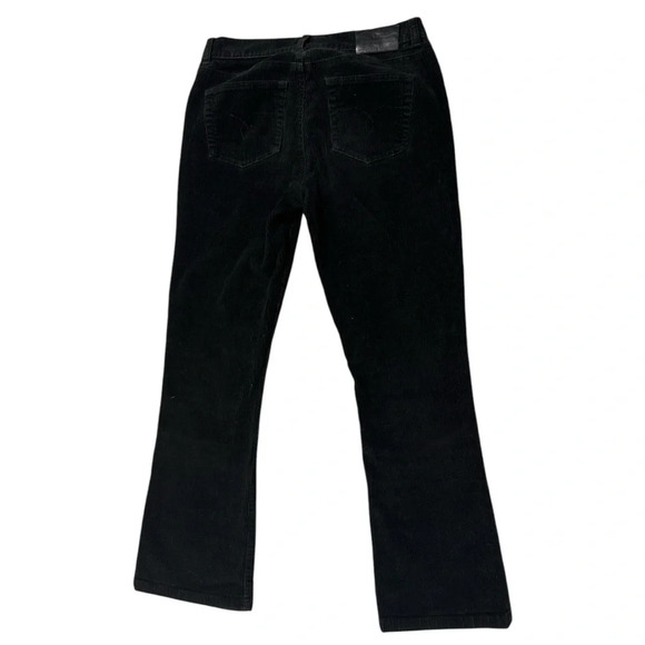 Ralph Lauren Black Corduroy Boot Cut Pants - Picture 2 of 6